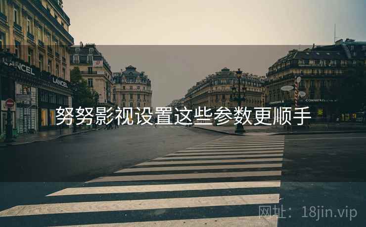 努努影视设置这些参数更顺手