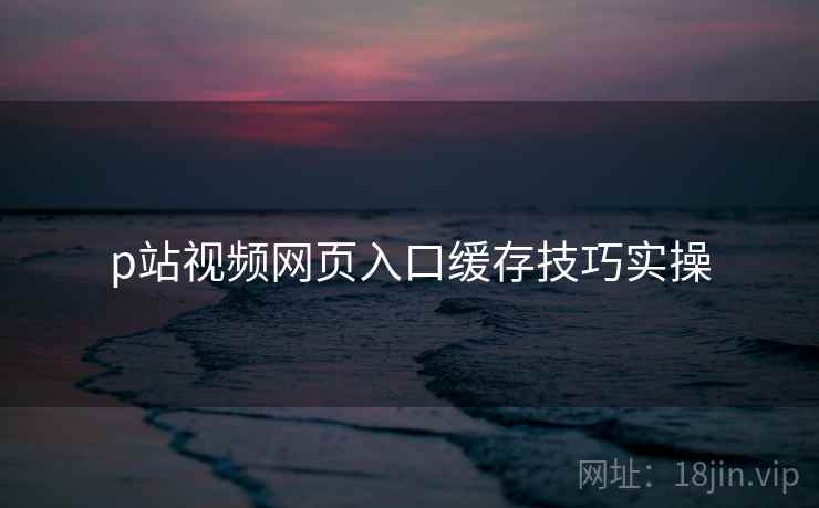 p站视频网页入口缓存技巧实操