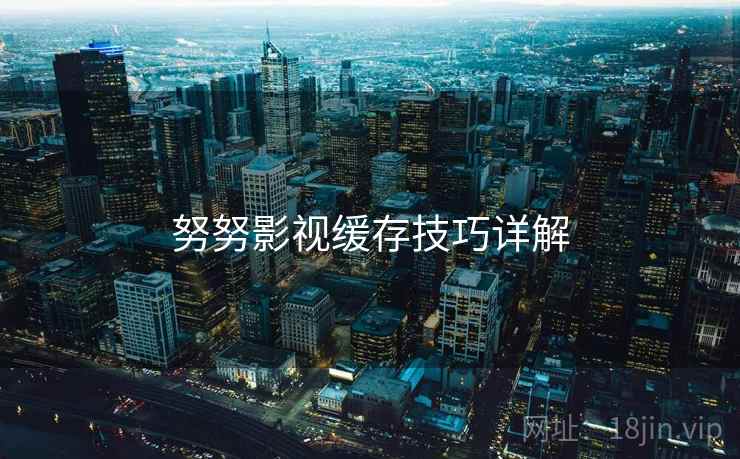努努影视缓存技巧详解